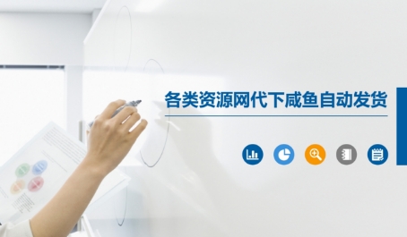 各类资源网代下咸鱼自动发货-水水网赚