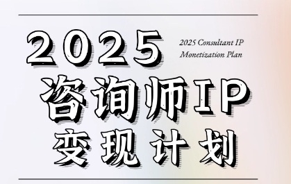 7天构建咨询师变现系统，2025咨询师IP变现计划训练营-水水网赚