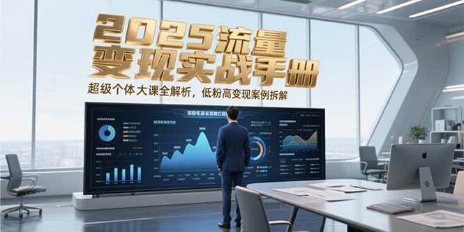 2025流量变现实战手册，超级个体大课全解析，低粉高变现案例拆解-水水网赚