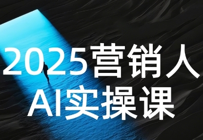 2025营销人Al实操课，AI营销抢跑实战，从Prompt到方案，效率碾压同行-水水网赚
