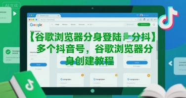 谷歌浏览器分身登陆多个抖音号，谷歌浏览器分身创建教程-水水网赚