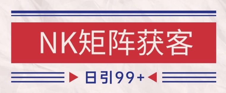 小红书某音NK赛道引流获客 自热矩阵日引200+【揭秘】-水水网赚