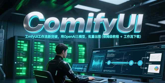 ComfyUI工作流新突破，用OpenAI三模型，批量出图(保姆级教程+工作流下载)-水水网赚