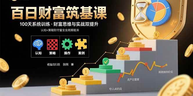（15874期）百日财富筑基课：认知+策略+实操+案例拆解 实现从创富到守富全周期能力-水水网赚