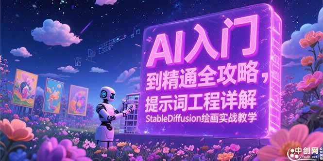 （15181期）AI入门到精通全攻略，提示词工程详解，StableDiffusion绘画实战教学-水水网赚